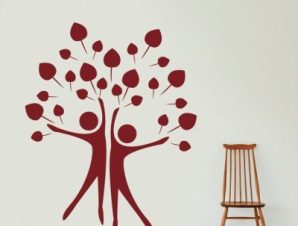Δέντρο από ανθρώπους, Διάφορα, Αυτοκόλλητα τοίχου, 50 x 62 εκ.