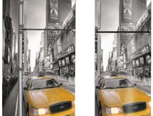 Νέα Υόρκη, Times Square, Πόλεις – Ταξίδια, Αυτοκόλλητα ψυγείου, 50 x 85 εκ.