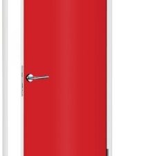 Red, Μονόχρωμα, Αυτοκόλλητα πόρτας, 60 x 170 εκ.